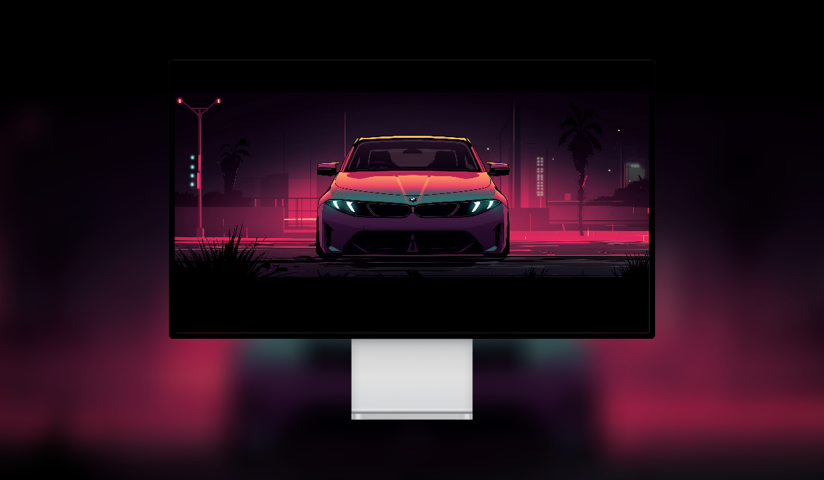 BMW i3 M50 Neue Klasse — Device Pack on Apple XDR 6K